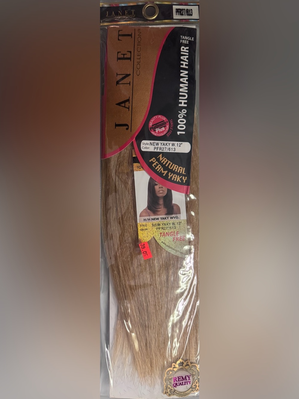 Janet Collection. 100% human hair. New Yaky.